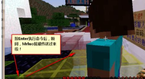 我的世界怎么把别人tp过来